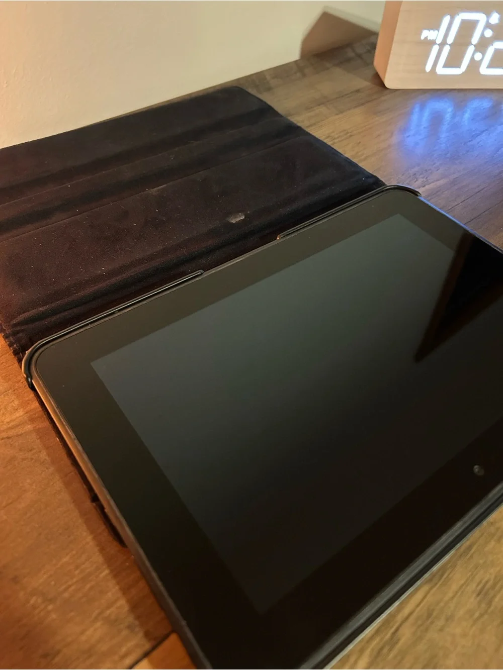 Black Kindle Fire with Protective Case/Stand
